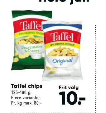 Bilka Taffel chips tilbud