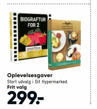 Bilka Oplevelsesgaver tilbud