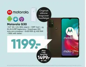 Bilka Motorola G30 tilbud