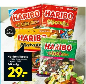 Bilka Haribo slikpose tilbud