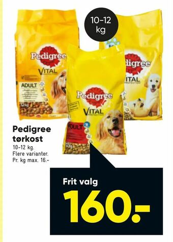 Bilka Pedigree tørkost tilbud
