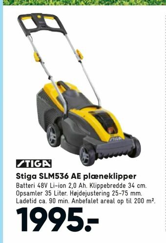 Bilka Stiga SLM536 AE plæneklipper tilbud
