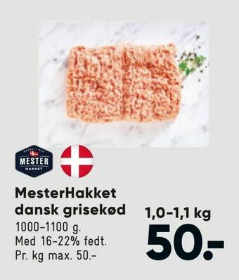 Bilka MesterHakket dansk grisekød tilbud