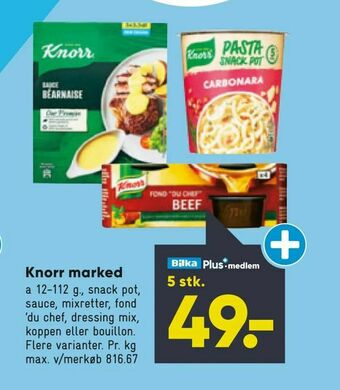Bilka Knorr marked tilbud