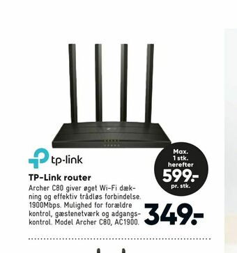 Bilka TP-Link router tilbud