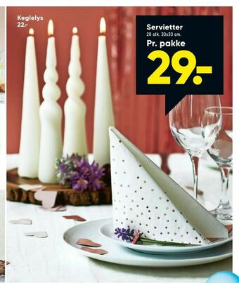 Bilka Servietter tilbud