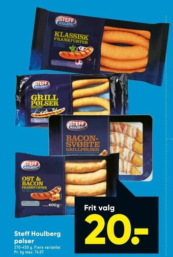 Bilka Steff Houlberg pølser tilbud