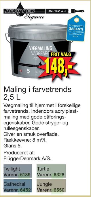 Harald Nyborg Maling i farvetrends tilbud
