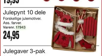Harald Nyborg Julepynt 10 dele tilbud