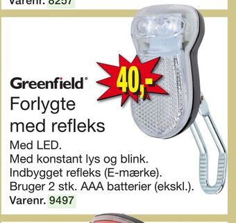 Harald Nyborg Forlygte med refleks tilbud