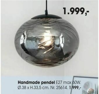 Daells Bolighus Handmade pendel tilbud