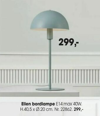 Daells Bolighus Ellen bordlampe tilbud