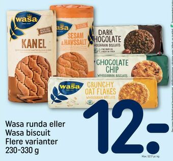 REMA 1000 Wasa runda eller Wasa biscuit tilbud