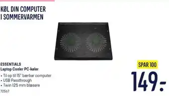 Essentials Laptop Cooler PC-Køler 72567
