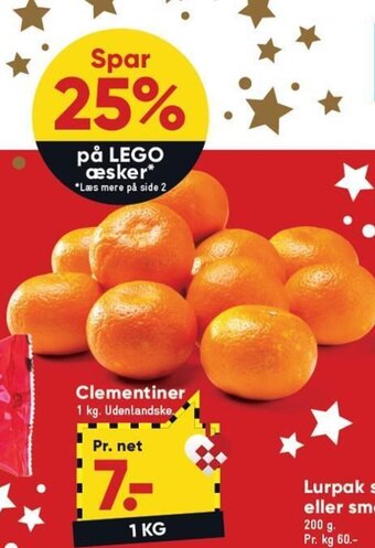 Bilka Clementiner tilbud