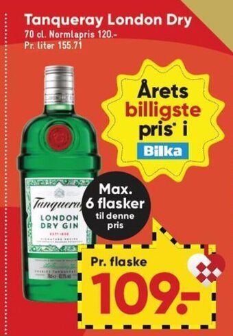 Bilka Tanqueray London Dry tilbud