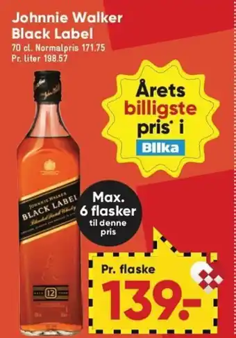 Bilka Johnnie Walker Black Label tilbud