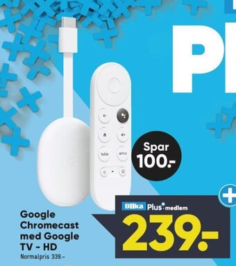 Bilka Google Chromecast Med Google Tv (HD) tilbud