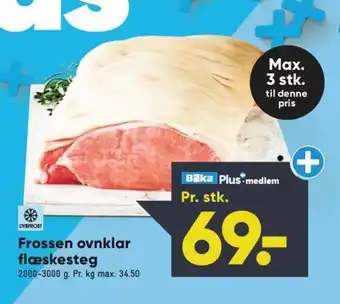 Bilka Frossen Ovnklar Flæskesteg tilbud