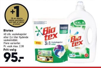 Bilka Biotex tilbud