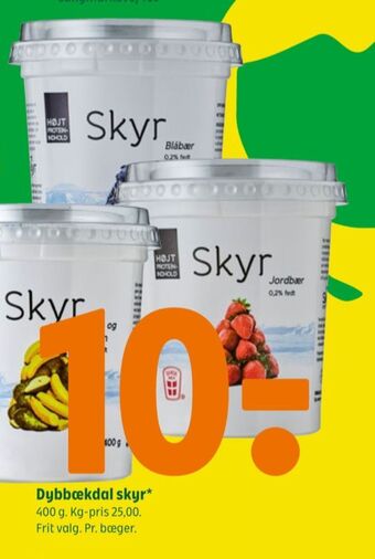 Coop 365 Dybbækdal skyr blåbær tilbud