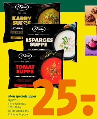 Coop 365 Mou aspargessuppe tilbud