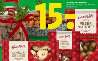 Coop 365 Karen volf vaniljekranse tilbud