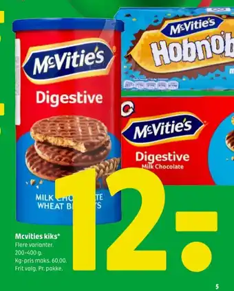 Coop 365 Hobnobs kiks tilbud