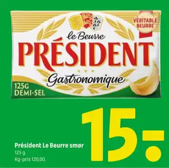Coop 365 Président smør le beurre gastronomique tilbud