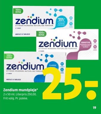 Coop 365 Zendium tandpasta tilbud