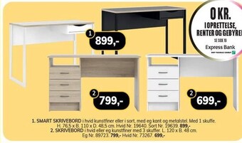 Daells Bolighus Skrivebord tilbud