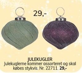 Daells Bolighus Julekugler tilbud