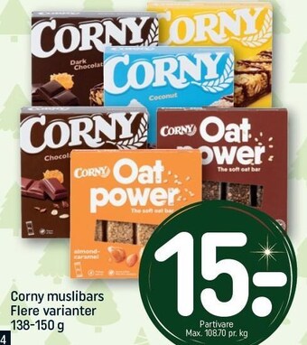 Corny muslibars