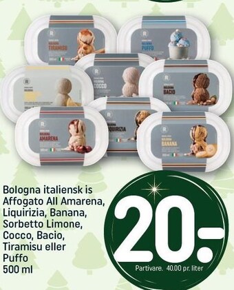 REMA 1000 Bologna italiensk is tilbud