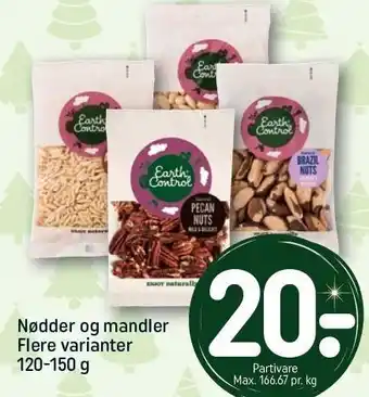 REMA 1000 Nødder og mandler tilbud