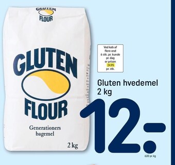 REMA 1000 Gluten hvedemel tilbud