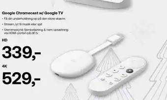 Google chromecast w/ google tv