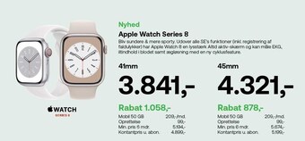 YouSee Apple watch series 8 tilbud