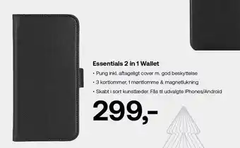 Essentials 2 in 1 wallet