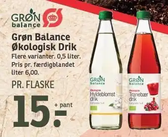 SPAR Grøn balance øko drik tilbud