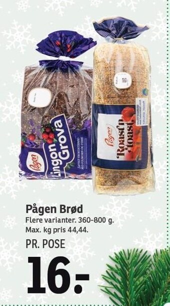 SPAR Pågen brød tilbud
