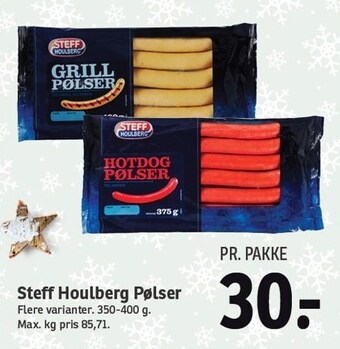 SPAR Steff houlberg pølser tilbud