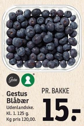 SPAR Gestus blåbær tilbud