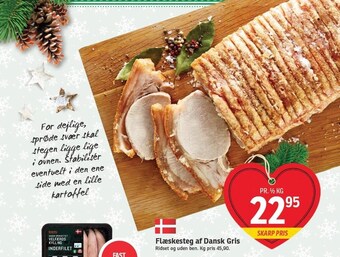 SPAR Flæskesteg af dansk gris tilbud