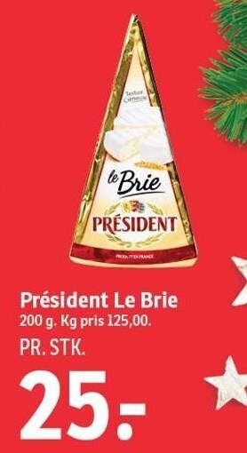 SPAR Président le brie tilbud