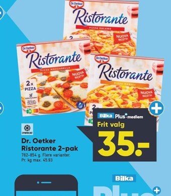 Bilka Ristorante pizza tilbud