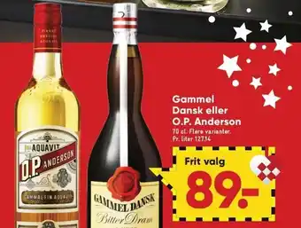 Bilka Gammel dansk el. o.p. andersen tilbud