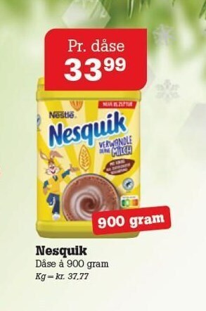 Poetzsch Padborg Nesquik tilbud