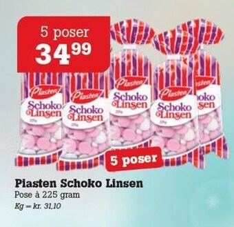 Poetzsch Padborg Piasten schoko linsen tilbud