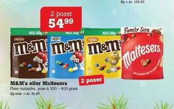Poetzsch Padborg M&m's eller maltesers tilbud